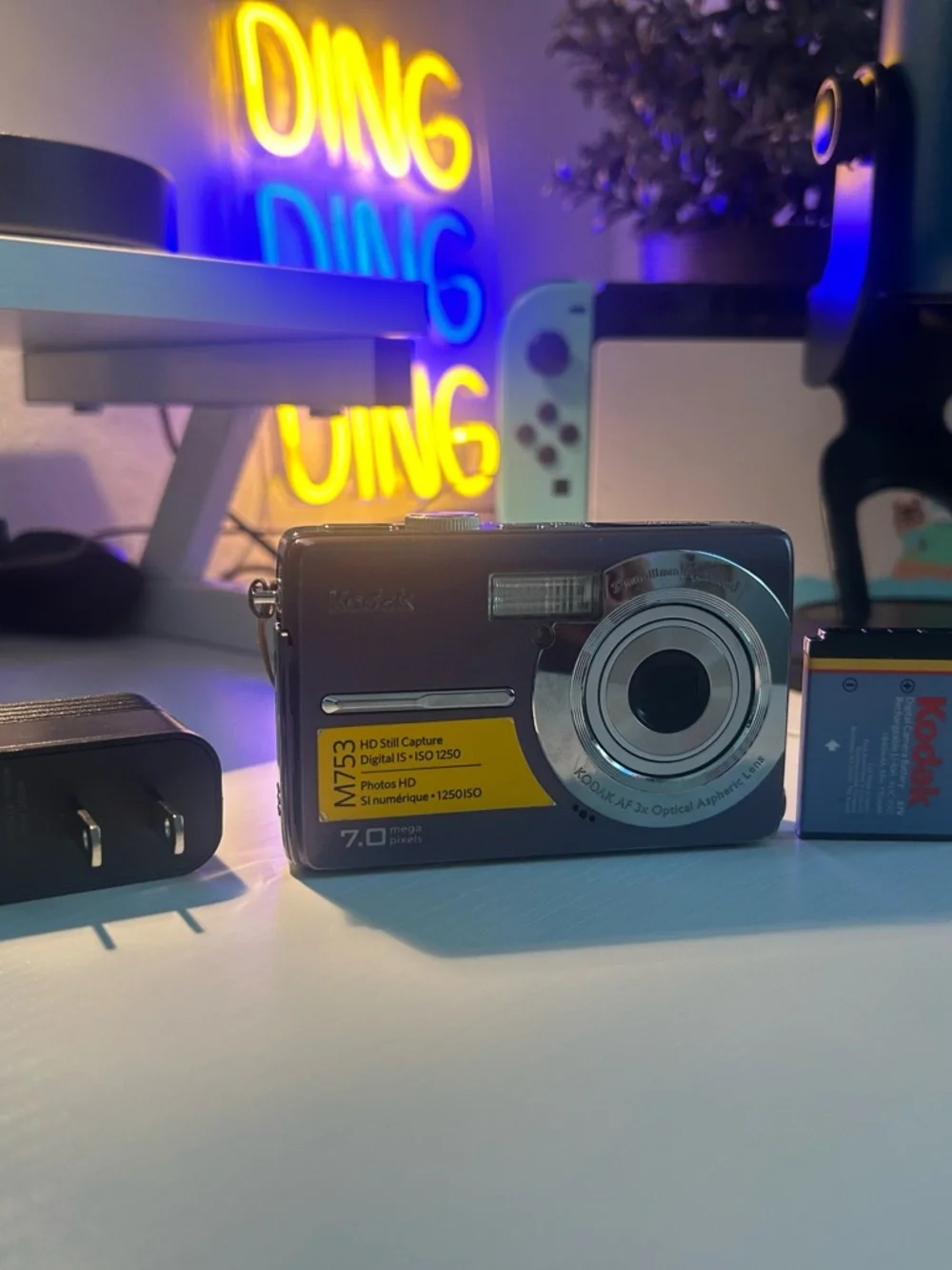Kodak Compact Digital Camera in Black with Silver Lens Accents